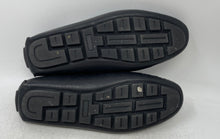 Load image into Gallery viewer, Decarsoz Mens Black Leather Moc Toe Slip-On Loafer Shoes Size EUR 43
