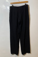 Load image into Gallery viewer, Authentic Armani Collezioni Womens Black Straight Leg Trouser Pants Size 8
