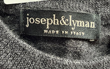 Load image into Gallery viewer, Joseph &amp; Lyman Womens Black Wool Crew Neck Long Sleeve Pullover Sweater Size S
