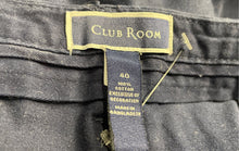 Load image into Gallery viewer, Club Room Mens Blue Crab Embroidered Flat Front Chino Shorts Size 40
