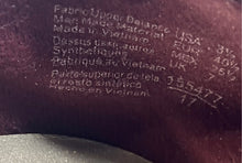 Load image into Gallery viewer, Christian Siriano Womens Burgundy Suede Chain-Trim Slip-On Loafer Flats Size 8.5
