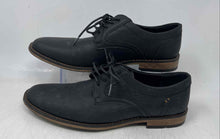 Load image into Gallery viewer, Perry Ellis Mens Black Leather Lace-Up Round Toe Derby Dress Shoes Size 9
