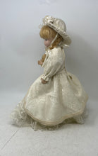 Load image into Gallery viewer, Vintage Collection Blonde Hair Victorian Porcelain Doll In Wedding Dress
