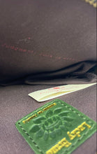 Load image into Gallery viewer, Lucky Brand Womens Green Blue Suede Scalloped Zipper Wristlet Wallet
