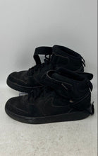 Load image into Gallery viewer, Nike Boys Court Borough Mid 2 CW5867-001 Black Round Toe Sneakers Shoes Size 5Y
