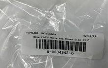 Load image into Gallery viewer, Nike Boys Force 1 Low FJ3484-101 White Red Lace-Up Sneaker Shoes Size 13C
