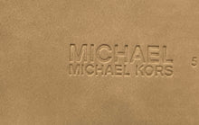 Load image into Gallery viewer, Michael Kors Womens Brown Monogram Stretch Buckle Fashion Belt Size S/M
