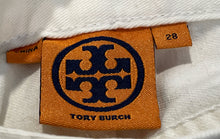 Load image into Gallery viewer, Tory Burch Mens Ivory Flat Front Stretch Pockets Straight Leg Chino Pants Sz 28

