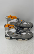 Load image into Gallery viewer, Nike Boys Air Diamond Turf 2 Gray Orange Lace-Up Sneaker Shoes Size 5.5Y
