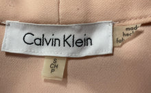 Load image into Gallery viewer, Calvin Klein Womens Light Peach Sleeveless V-Neck Inverted Pleat Blouse Top Sz S
