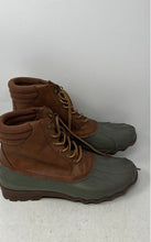 Load image into Gallery viewer, Sperry Mens Avenue STS23429 Brown Gray Lace-Up Duck Rain Boots Size 10.5
