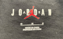 Load image into Gallery viewer, Air Jordan Mens Black Short Sleeve Crew Neck Pullover T-Shirt Size Medium

