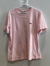 Load image into Gallery viewer, Lacoste Mens Pink Cotton Classic Fit Crew Neck Pullover T-Shirt Size Large
