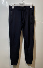 Load image into Gallery viewer, Armani Exchange Womens Navy Blue Drawstring Waist Tapered Leg Sweatpants Size XS

