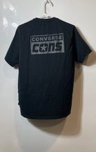 Load image into Gallery viewer, Converse Mens Cons Black Short Sleeve Crew Neck Pullover T-Shirt Size Medium
