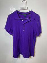 Load image into Gallery viewer, Lauren Ralph Lauren Mens Purple Short Sleeve Spread Collar Polo Shirt Size XL

