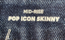 Load image into Gallery viewer, Old Navy Womens Blue Denim Mid-Rise Pop Icon Skinny Leg Jeans Size 14 With Tag
