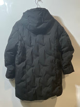 Load image into Gallery viewer, Stormtech Womens Black Quilted Long Sleeve Hooded Parka Jacket Size Large
