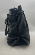 Load image into Gallery viewer, Gina B. International Womens Bella Black Leather Double Handle Tote Bag With Tag
