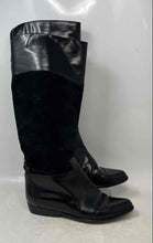 Load image into Gallery viewer, Charles David Womens Black Leather Almond Toe Knee-High Riding Boots Size 8.5 AA
