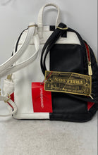 Load image into Gallery viewer, Sprayground Womens White Black Adjustable Strap Shoulder Backpack With Tag
