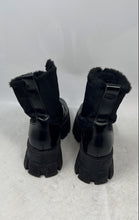 Load image into Gallery viewer, Marc Pliner Womens Happier Black Faux Leather Lace-Up Combat Boots Size 7M
