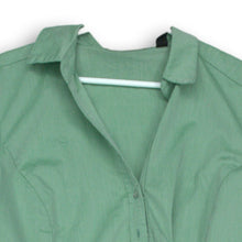 Load image into Gallery viewer, New York &amp; Company Womens Green Blouse Size XL
