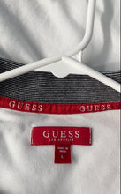 Load image into Gallery viewer, Guess Mens White Black Red Short Sleeve Collared Polo Shirt Size Large
