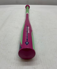 Load image into Gallery viewer, Adidas Pink Lime Green Triple Stripe 2 1/4 Barrel 24” 12 Oz USA Baseball Bat
