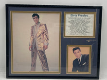 Load image into Gallery viewer, Elvis Presley Framed Photo Music Memorabilia Portrait Display Collage
