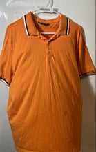Load image into Gallery viewer, Michael Kors Mens Orange Cotton Collared Short Sleeve Golf Polo Shirt Size XL
