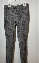 Load image into Gallery viewer, Calvin Klein Womens Black And White Flat Front Pull-On Ankle Leggings Size 2
