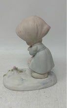 Load image into Gallery viewer, Enesco Precious Moments 1987 Calendar Girl Series February Porcelain Figurine
