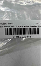 Load image into Gallery viewer, Under Armour Mens Charged Assert 9 Black White Lace-Up Sneaker Shoes Size 15
