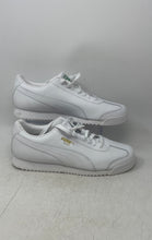 Load image into Gallery viewer, Puma Mens Roma 24 396868-03 White Leather Lace-Up Low Top Running Shoes Size 14
