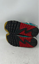Load image into Gallery viewer, Nike Kids Air Max 90 SE White Gray Blue Low Top Lace-Up Sneaker Shoes Size 5Y
