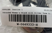 Load image into Gallery viewer, Unbranded Womens Black With Silver-Tone Link Chain Fashion Belt
