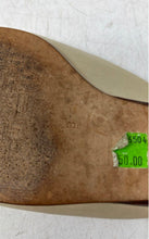 Load image into Gallery viewer, Cole Haan Womens Beige White Leather Slip-On Block Mule Heels Size 9.5B
