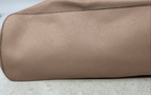 Load image into Gallery viewer, Michael Kors Womens Pink Leather Double Handle Logo Charm Jet Set Tote Bag
