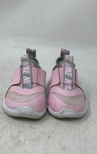 Load image into Gallery viewer, Nike Girls Flex Runner AT4665-609 Pink Gray Slip-On Sneakers Shoes Size 2C
