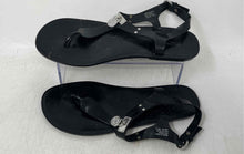 Load image into Gallery viewer, Michael Kors Womens Plate Jelly Black Open Toe Flat Thong Sandals Size 10 M
