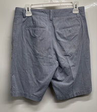 Load image into Gallery viewer, Banana Republic Mens Blue Cotton Flat Front Slash Pockets Chino Shorts Size S
