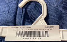 Load image into Gallery viewer, Victoria's Secret Womens Blue Black Zebra Print Wide-Leg Lounge Pants Size XS
