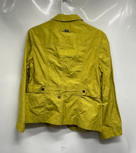 Load image into Gallery viewer, Armani Collezioni Womens Green Lime Long Sleeve Three-Button Blazer Size 10
