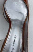 Load image into Gallery viewer, Marc Fisher Womens MFLYDE Brown Leather Slip-On D'Orsay Heels Size 5.5M
