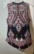 Load image into Gallery viewer, INC International Concepts Womens Multicolor Paisley Sleeveless Tank Top Size XL
