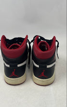 Load image into Gallery viewer, Nike Mens Air Jordan 1 554724-020 Black Red White Sneakers Shoes Size 9.5
