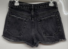 Load image into Gallery viewer, Zara Womens Gray Medium Wash Distressed Pockets Denim Cut-Off Shorts Size 6
