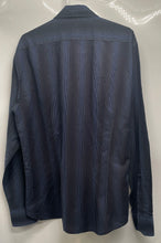 Load image into Gallery viewer, Ted Baker Mens Blue Printed Collared Long Sleeve Dress Shirt Size 5
