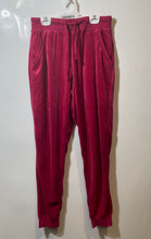 Load image into Gallery viewer, Fashion Nova Womens Red Slash Pocket Elastic Waist Drawstring Jogger Pants Sz S
